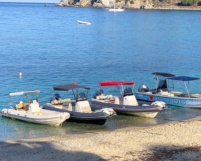 Taxi boat Capo Vaticano Costa degli Dei Tropea